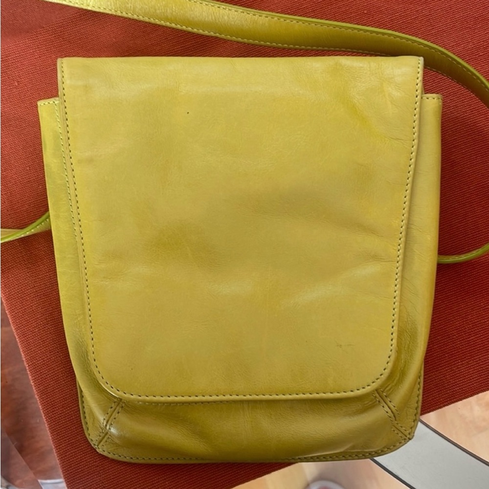 Chartreuse Hobo Cross Body Bag